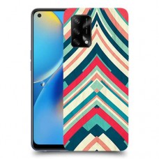 פסים בצבע כיסוי מגן קשיח מעוצב ל Oppo A74 יחידה אחת סקרין מובייל
