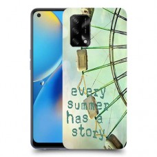 קיץ יש סיפור כיסוי מגן קשיח מעוצב ל Oppo A74 יחידה אחת סקרין מובייל