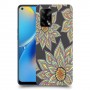 חמניות בשחור כיסוי מגן קשיח מעוצב ל Oppo A74 יחידה אחת סקרין מובייל