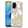 חמניות בלבן כיסוי מגן קשיח מעוצב ל Oppo A74 יחידה אחת סקרין מובייל