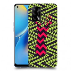 עניבה על גרין כיסוי מגן קשיח מעוצב ל Oppo A74 יחידה אחת סקרין מובייל