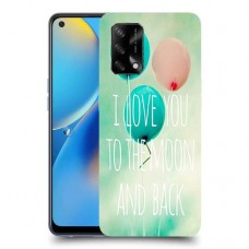 עד הירח ובחזרה כיסוי מגן קשיח מעוצב ל Oppo A74 יחידה אחת סקרין מובייל