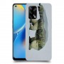דוב לבן כיסוי מגן קשיח מעוצב ל Oppo A74 יחידה אחת סקרין מובייל