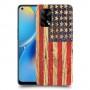 עץ ארצות הברית כיסוי מגן קשיח מעוצב ל Oppo A74 יחידה אחת סקרין מובייל