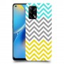 שורות צהובות-ירוקות כיסוי מגן קשיח מעוצב ל Oppo A74 יחידה אחת סקרין מובייל