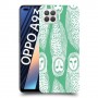 ינשופים על ירוק כיסוי מגן קשיח מעוצב ל Oppo A93 יחידה אחת סקרין מובייל