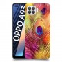 נוצת טווס כיסוי מגן קשיח מעוצב ל Oppo A93 יחידה אחת סקרין מובייל