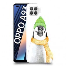 פינגווין בקור כיסוי מגן קשיח מעוצב ל Oppo A93 יחידה אחת סקרין מובייל
