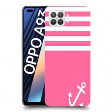 ורוד ימית כיסוי מגן קשיח מעוצב ל Oppo A93 יחידה אחת סקרין מובייל