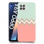 ורוד ירוק כיסוי מגן קשיח מעוצב ל Oppo A93 יחידה אחת סקרין מובייל