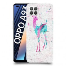 ורוד אייל כיסוי מגן קשיח מעוצב ל Oppo A93 יחידה אחת סקרין מובייל