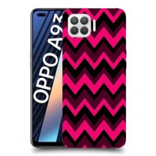 קווי סגול כיסוי מגן קשיח מעוצב ל Oppo A93 יחידה אחת סקרין מובייל