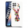 אייל קשת כיסוי מגן קשיח מעוצב ל Oppo A93 יחידה אחת סקרין מובייל
