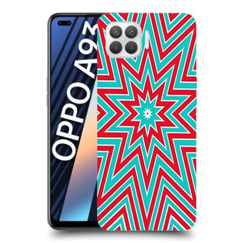צבעי שלג כיסוי מגן קשיח מעוצב ל Oppo A93 יחידה אחת סקרין מובייל