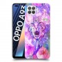 חתול מושלג כיסוי מגן קשיח מעוצב ל Oppo A93 יחידה אחת סקרין מובייל