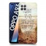 במקום רחוק רחוק כיסוי מגן קשיח מעוצב ל Oppo A93 יחידה אחת סקרין מובייל