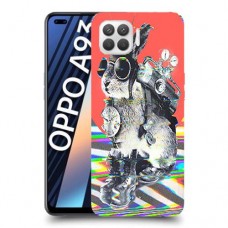 ארנבון מוזר כיסוי מגן קשיח מעוצב ל Oppo A93 יחידה אחת סקרין מובייל