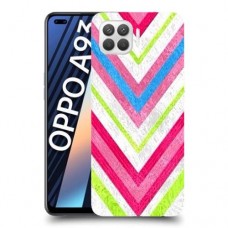 צבעים חשופים כיסוי מגן קשיח מעוצב ל Oppo A93 יחידה אחת סקרין מובייל