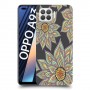 חמניות בשחור כיסוי מגן קשיח מעוצב ל Oppo A93 יחידה אחת סקרין מובייל