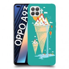 גלידה סאני כיסוי מגן קשיח מעוצב ל Oppo A93 יחידה אחת סקרין מובייל