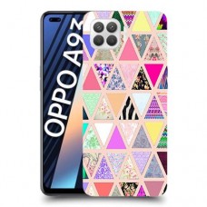 משולש הנאה כיסוי מגן קשיח מעוצב ל Oppo A93 יחידה אחת סקרין מובייל