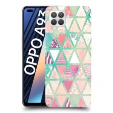 משולשים כיסוי מגן קשיח מעוצב ל Oppo A93 יחידה אחת סקרין מובייל