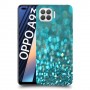 טורקיז יהלומים כיסוי מגן קשיח מעוצב ל Oppo A93 יחידה אחת סקרין מובייל