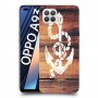 עוגן מעץ כיסוי מגן קשיח מעוצב ל Oppo A93 יחידה אחת סקרין מובייל