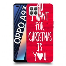 אתה עבור חג המולד כיסוי מגן קשיח מעוצב ל Oppo A93 יחידה אחת סקרין מובייל