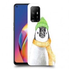 פינגווין בקור כיסוי מגן קשיח מעוצב ל Oppo A94 5G יחידה אחת סקרין מובייל