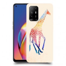 קשת ג 'ירפה כיסוי מגן קשיח מעוצב ל Oppo A94 5G יחידה אחת סקרין מובייל