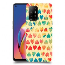 לבבות קשת כיסוי מגן קשיח מעוצב ל Oppo A94 5G יחידה אחת סקרין מובייל