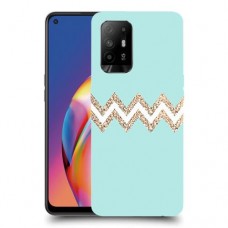 פסים בירוק כיסוי מגן קשיח מעוצב ל Oppo A94 5G יחידה אחת סקרין מובייל