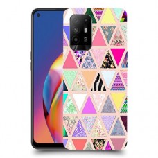 משולש הנאה כיסוי מגן קשיח מעוצב ל Oppo A94 5G יחידה אחת סקרין מובייל