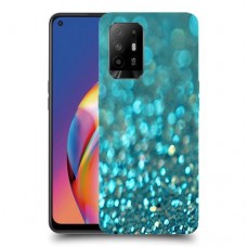 טורקיז יהלומים כיסוי מגן קשיח מעוצב ל Oppo A94 5G יחידה אחת סקרין מובייל
