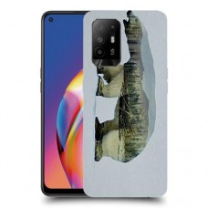 דוב לבן כיסוי מגן קשיח מעוצב ל Oppo A94 5G יחידה אחת סקרין מובייל