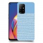 נקודות לבנות בכחול כיסוי מגן קשיח מעוצב ל Oppo A94 5G יחידה אחת סקרין מובייל