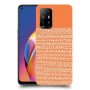 נקודות לבנות בכתום כיסוי מגן קשיח מעוצב ל Oppo A94 5G יחידה אחת סקרין מובייל