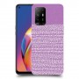 נקודות לבנות בסגול כיסוי מגן קשיח מעוצב ל Oppo A94 5G יחידה אחת סקרין מובייל