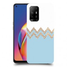 לבן כחול כיסוי מגן קשיח מעוצב ל Oppo A94 5G יחידה אחת סקרין מובייל