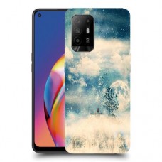 יופי חורף כיסוי מגן קשיח מעוצב ל Oppo A94 5G יחידה אחת סקרין מובייל