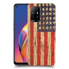 עץ ארצות הברית כיסוי מגן קשיח מעוצב ל Oppo A94 5G יחידה אחת סקרין מובייל