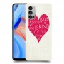אהבה היא אדיבה כיסוי מגן קשיח מעוצב ל Oppo Reno4 5G יחידה אחת סקרין מובייל