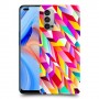 פסים ניאון כיסוי מגן קשיח מעוצב ל Oppo Reno4 5G יחידה אחת סקרין מובייל