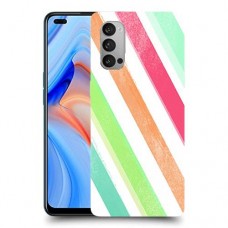 ניאון ספל כיסוי מגן קשיח מעוצב ל Oppo Reno4 5G יחידה אחת סקרין מובייל