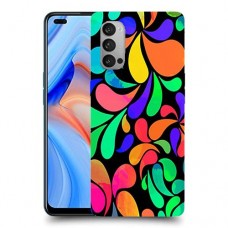 ניאון ורנזס כיסוי מגן קשיח מעוצב ל Oppo Reno4 5G יחידה אחת סקרין מובייל