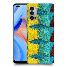 הפשטה צבועה כיסוי מגן קשיח מעוצב ל Oppo Reno4 5G יחידה אחת סקרין מובייל