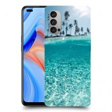 חופשה גן עדן כיסוי מגן קשיח מעוצב ל Oppo Reno4 5G יחידה אחת סקרין מובייל