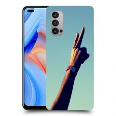שלום בשבילך כיסוי מגן קשיח מעוצב ל Oppo Reno4 5G יחידה אחת סקרין מובייל