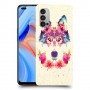 פיקסל וולף כיסוי מגן קשיח מעוצב ל Oppo Reno4 5G יחידה אחת סקרין מובייל